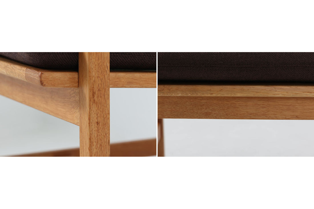 日本でも人気が高いボーエ・モーエンセンによる、チェア"Model2257"です。シンプルなデザインと強度と快適性を両立させた、軽量な四角形のフレームが特徴的です。良質なオーク材が使用されています。