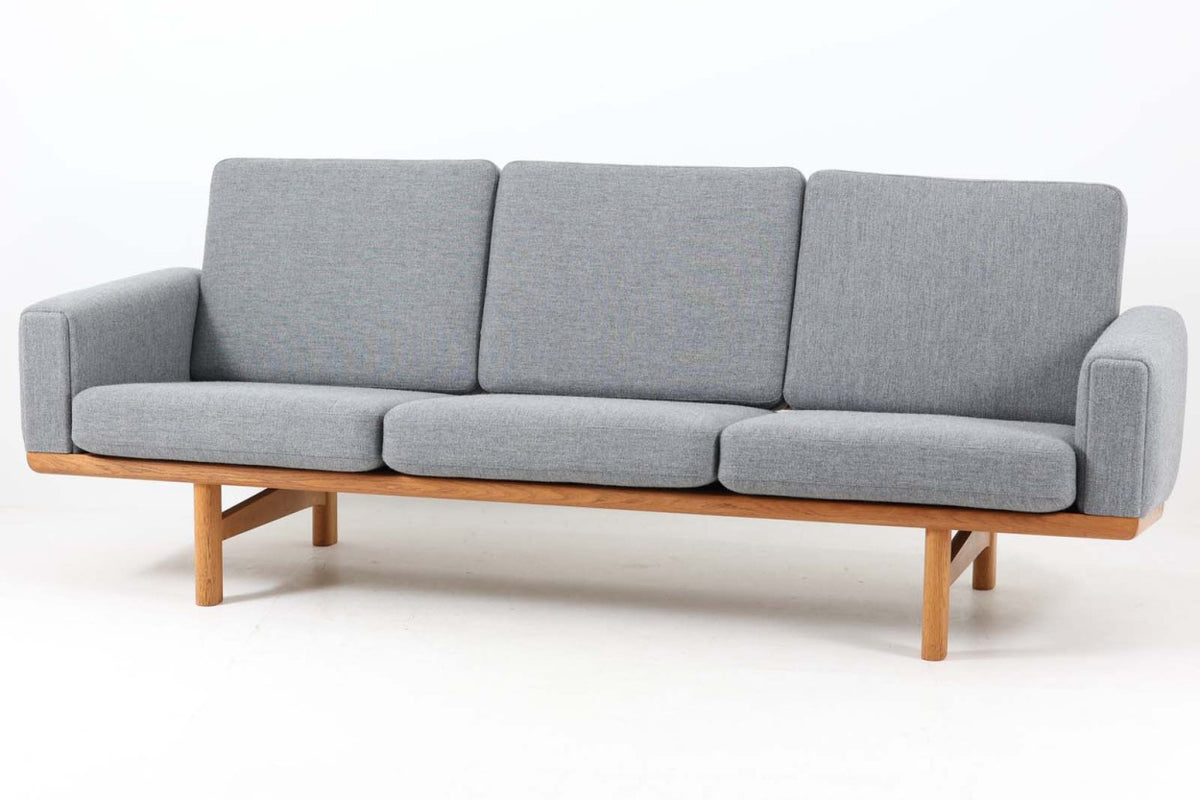 北欧家具ビンテージ GE236 トリプルソファ オーク材 Hans J.Wegner