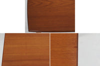 北欧より買い付けたネストテーブルです。シンプルなデザインで、天板には良質なチーク材が贅沢に使用されています。使わない時はすっきりと収納出来る、北欧のスタンダードアイテムです。チーク材とビーチ材の組み合わせが素敵です。