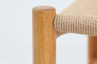 北欧より買い付けたシェーカーチェアです。数あるmogensenの作品の中でも名作で永く愛されています。ペーパーコードはデンマーク製の物を使用して張替を行いましたのでこれからも永くご使用いただけます。