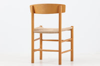 北欧より買い付けたシェーカーチェアです。数あるmogensenの作品の中でも名作で永く愛されています。ペーパーコードはデンマーク製の物を使用して張替を行いましたのでこれからも永くご使用いただけます。