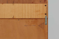 北欧より買い付けたHansJ.Wegnerデザインのブックシェルフです。彼のキャビネット類を数多く手がけたRYmobler社製の本棚です。シンプルなデザインながらも要所要所にウェグナーらしいデザインが施してあり、実用性にも優れている逸品です。本体がチーク材(足摺りのみオーク材)の希少なモデルです。