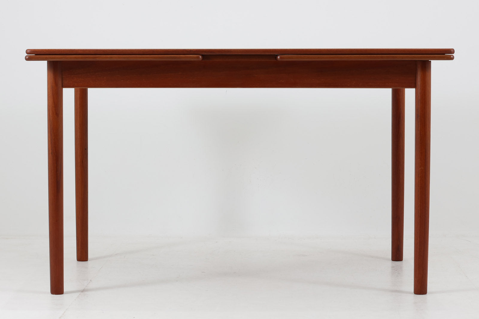 デンマーク製 エクステンションダイニングテーブル 幅 125cm チーク材