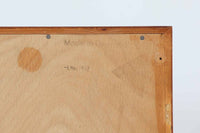 ウェグナーがデザインしたキャビネットを数多く手がけた今は無きRYmobler社のチェストです。熟練の職人によって細かい所も丁寧に作成されており、ビンテージ品でのみ入手可能です。足摺りはオーク材ですが、それ以外はチーク材が使用された希少なものです。