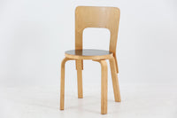 北欧より買い付けたアルヴァ・アアルトデザインNo66チェアです。非常にすっきりとしたフォルムで名作椅子ならではの風合いが感じられます。ビンテージ品ならではの味わい深い雰囲気はお部屋に温かみを与えてくれそうです。