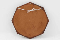 北欧より買い付けた8角形のウォールミラーです。フレームは希少なアフロモシア無垢材が使用されており高級感がございます。