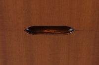 スウェーデンより買い付けたオープンシェルフです。一番下の棚板は本を飾れる様に傾斜がございます。マホガニー材が贅沢に使用されており、スウェーデン家具ならではの風合いです。