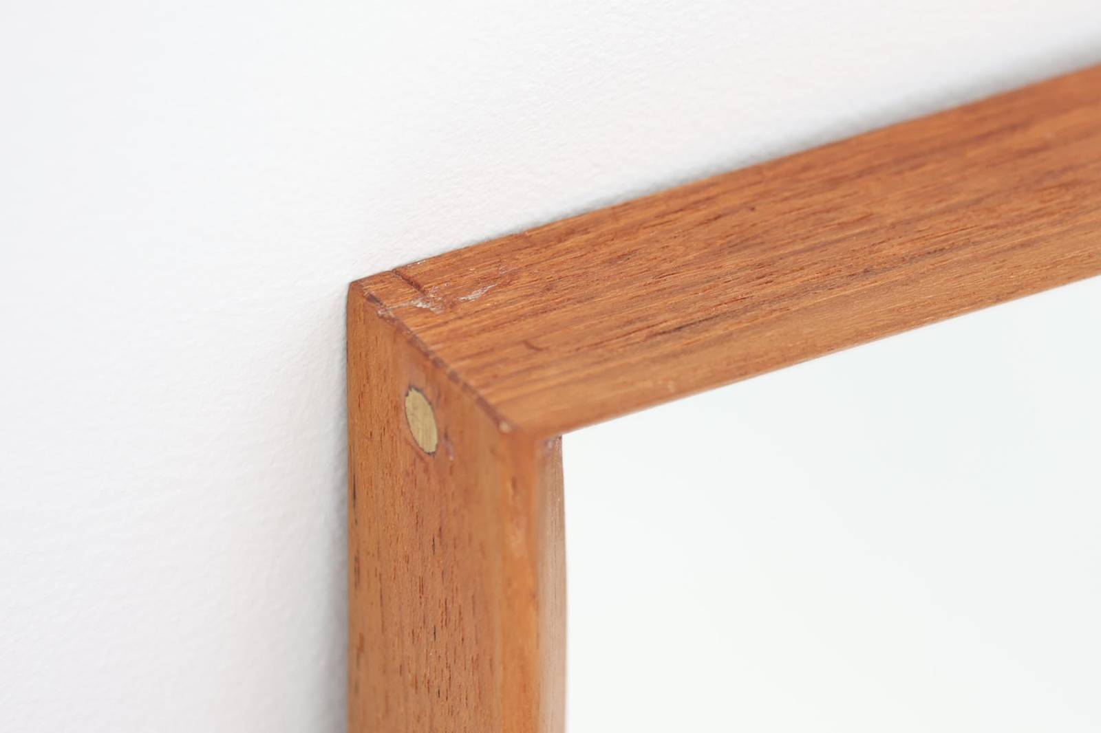デンマーク製 チーク材ミラー 壁掛け/立掛け 高さ82cm 北欧 デンマーク製 チーク材ミラー 壁掛け/立掛け 高さ82cm 北欧