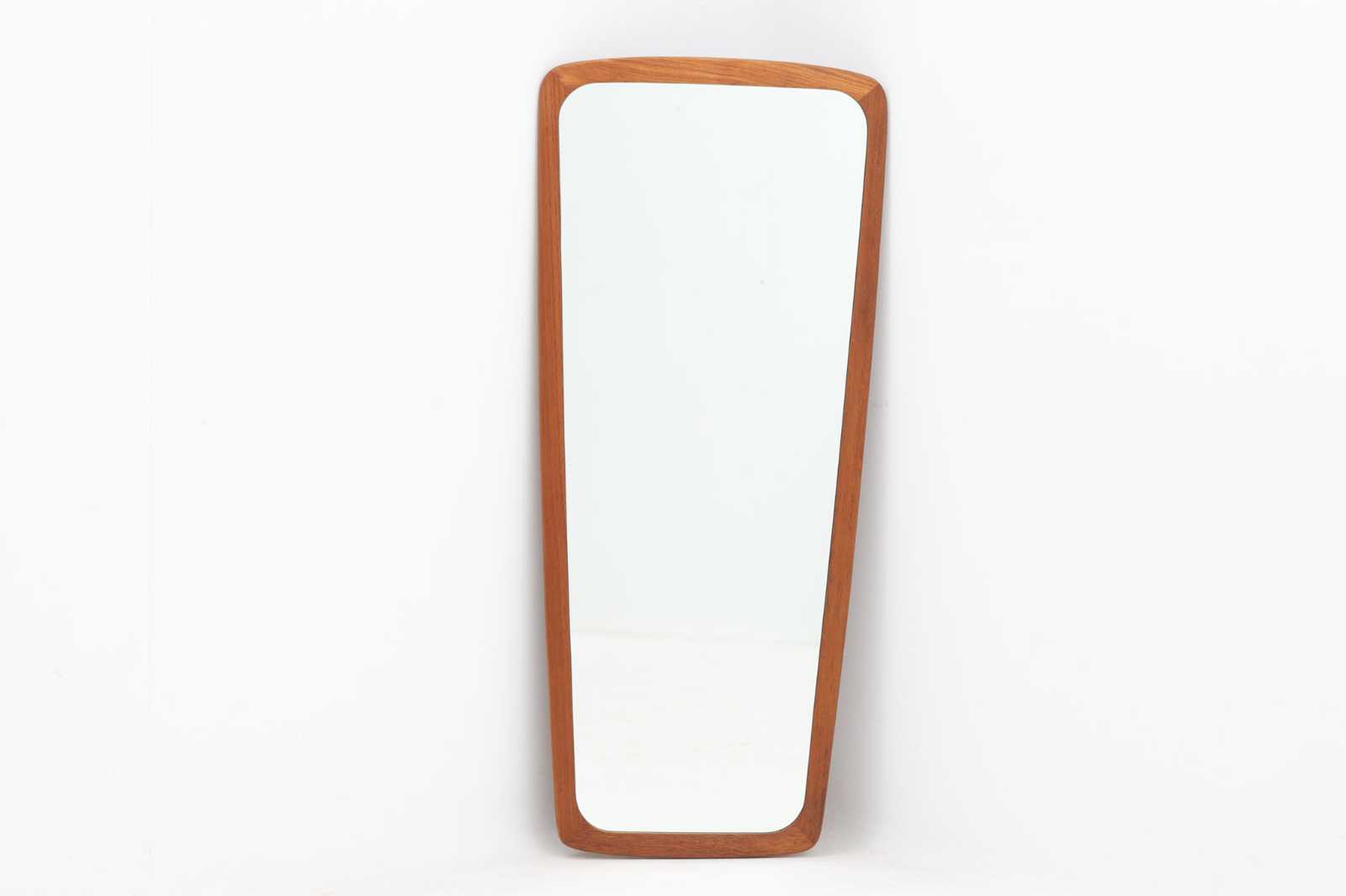 ヴィンテージ壁掛け　チーク　ミラー 鏡　デンマーク デンマーク製アンティークウォールミラー洗練の風格
