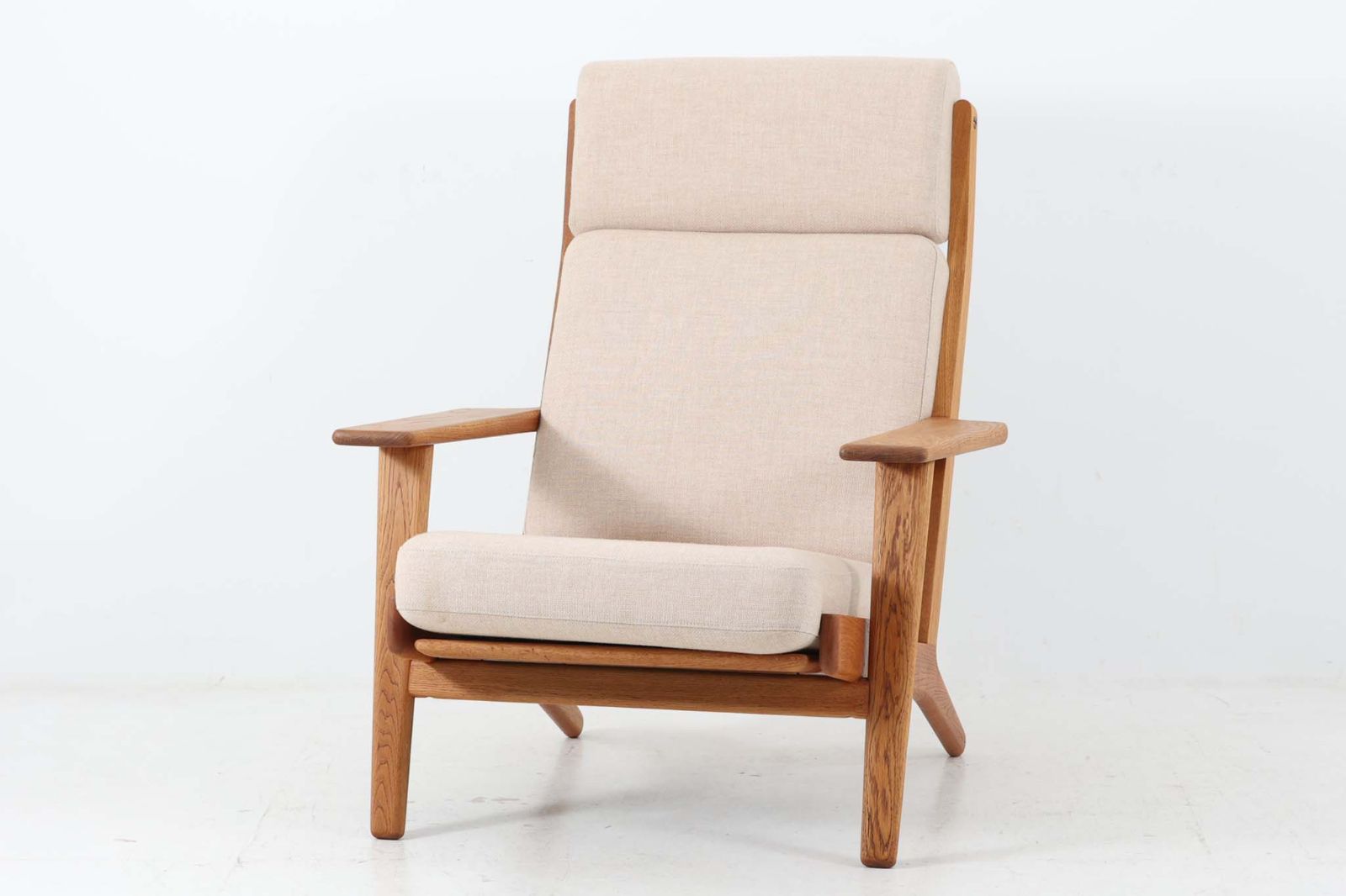 【HIDE】Hans J.Wegner）GE290Aハイバックソファ Hans J Wegner GE290A ハイバックソファ オーク | 北欧家具 haluta