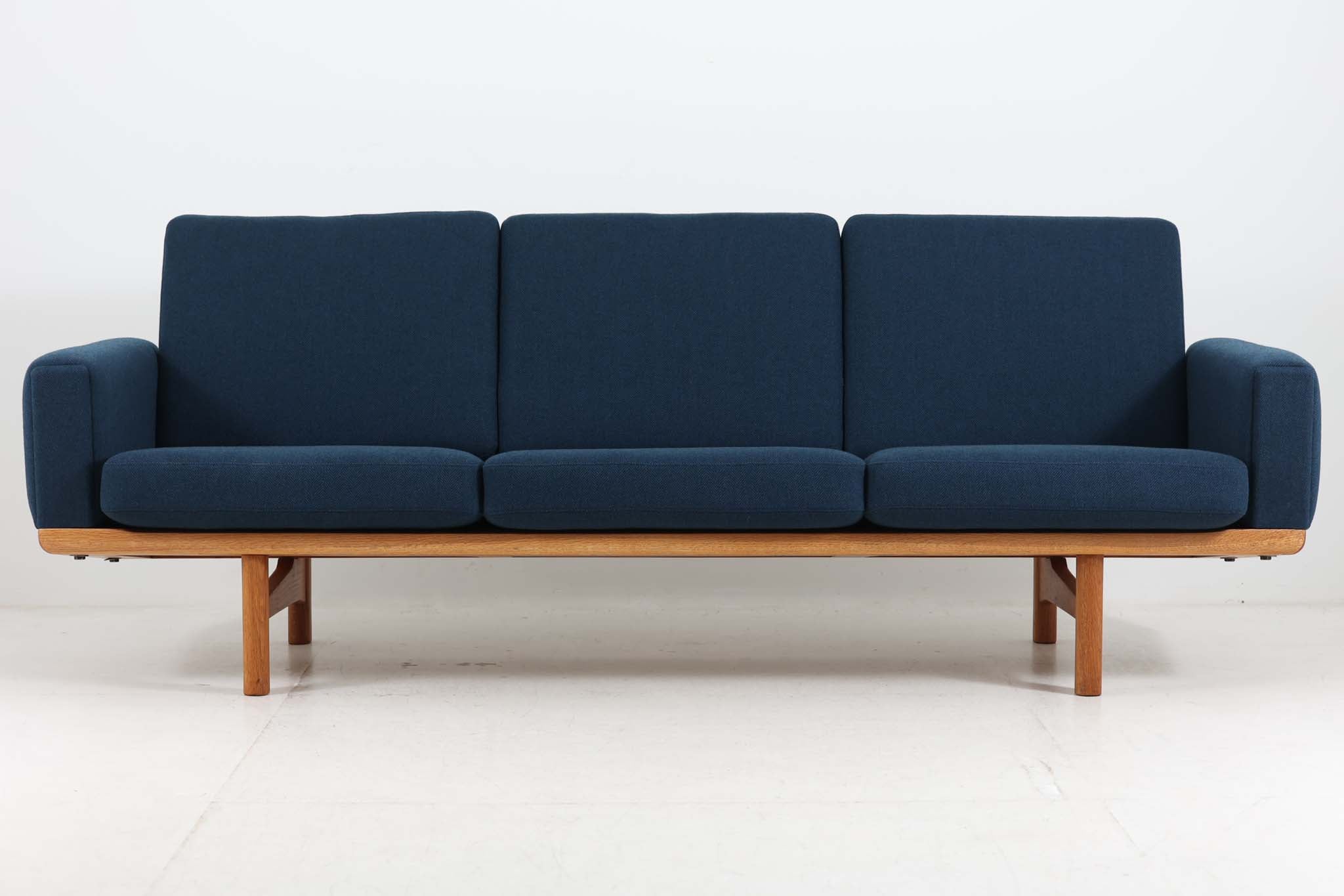 北欧家具ビンテージ GE236 トリプルソファ オーク材 Hans J.Wegner 