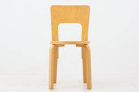 北欧より買い付けたアルヴァ・アアルトデザインNo66チェアです。非常にすっきりとしたフォルムで名作椅子ならではの風合いが感じられます。座面にはホワイトラミネートが使用されています。