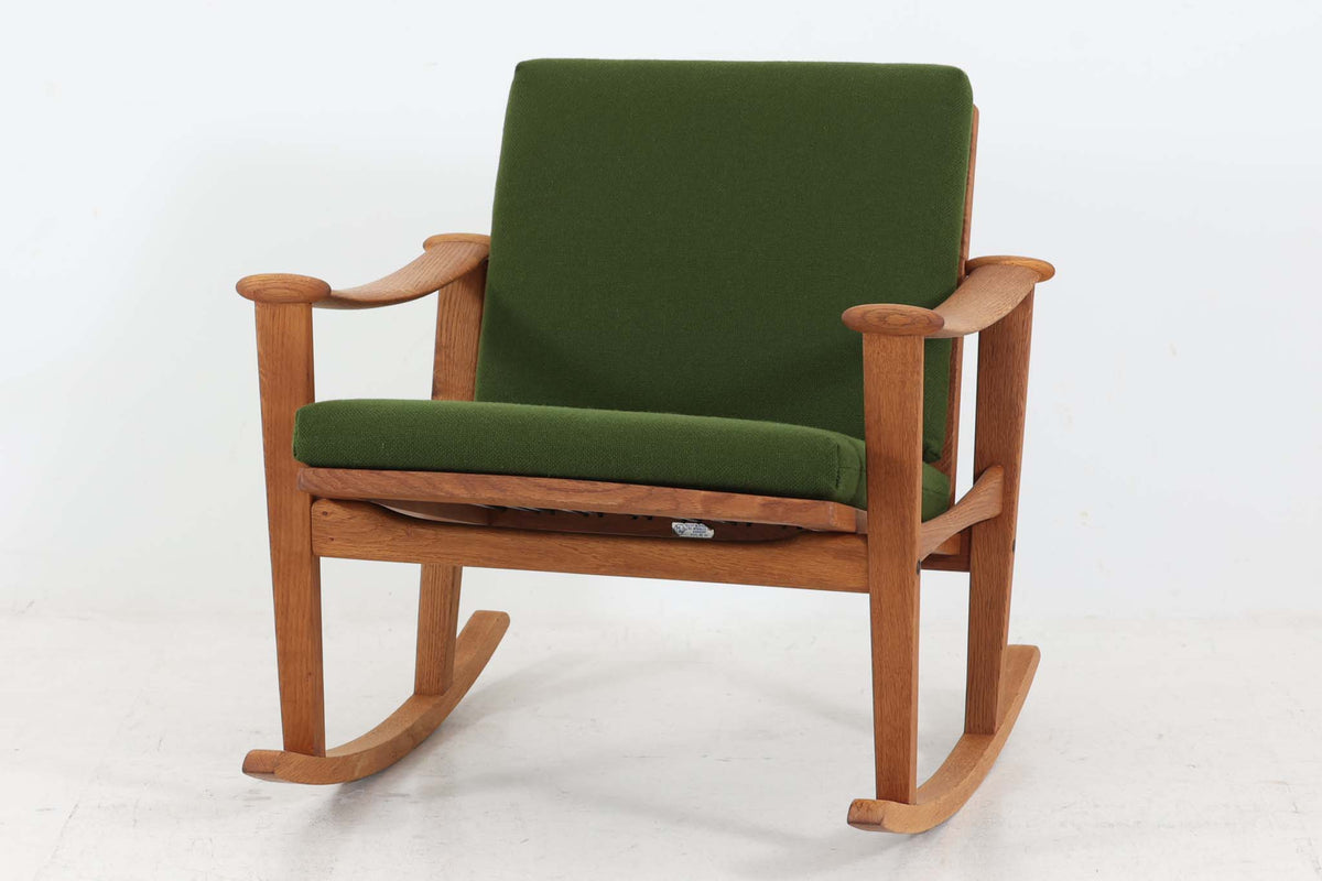 デンマーク製 ロッキングチェア オーク材 M. Nissen Horsens 北欧家具ビンテージ – CHLOROS