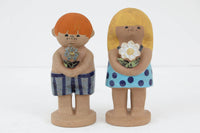 LisaLarsonのAdam&EvaのStor、大きいタイプのアダムとイブです。製造は1972年から80年となります。この半分程度の大きさの小さなタイプもありますが、こちらの方がよりレアなモデルとなります。