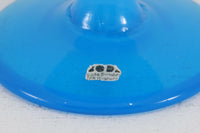 ErikHoglundのガラスボウルです。こちらはホグランの象徴でもある気泡が入ったタイプではなくターコイズブルーのグラデーションが美しい半透明ガラスのタイプで、1960年代のお品物になります。