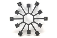 デンマークのMonsterbeskyttetの鋳鉄製キャンドルホルダーです。