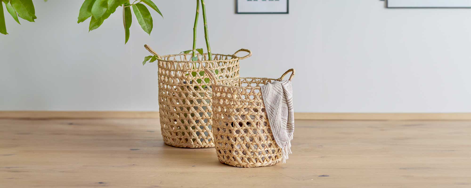 インテリア雑貨 / かご・バスケット / 収納・ふた付き