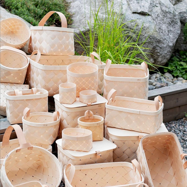 Verso Design ベルソデザイン スクエアバスケットL 北欧 白樺 verso Verso Design ベルソデザイン スクエアバスケットL 北欧 白樺 verso