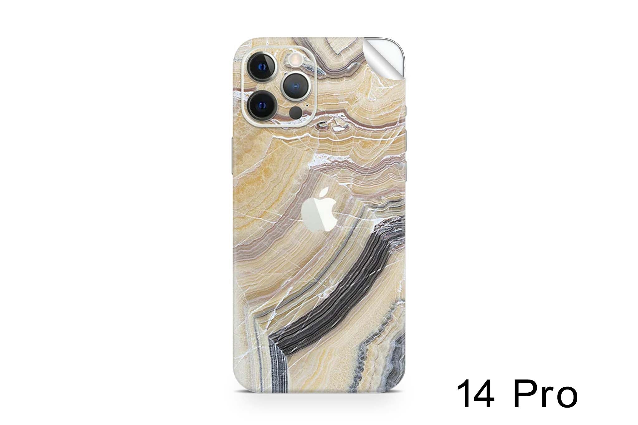 iPhone 14 Pro スキンシール/保護シール Butter Marble – CHLOROS