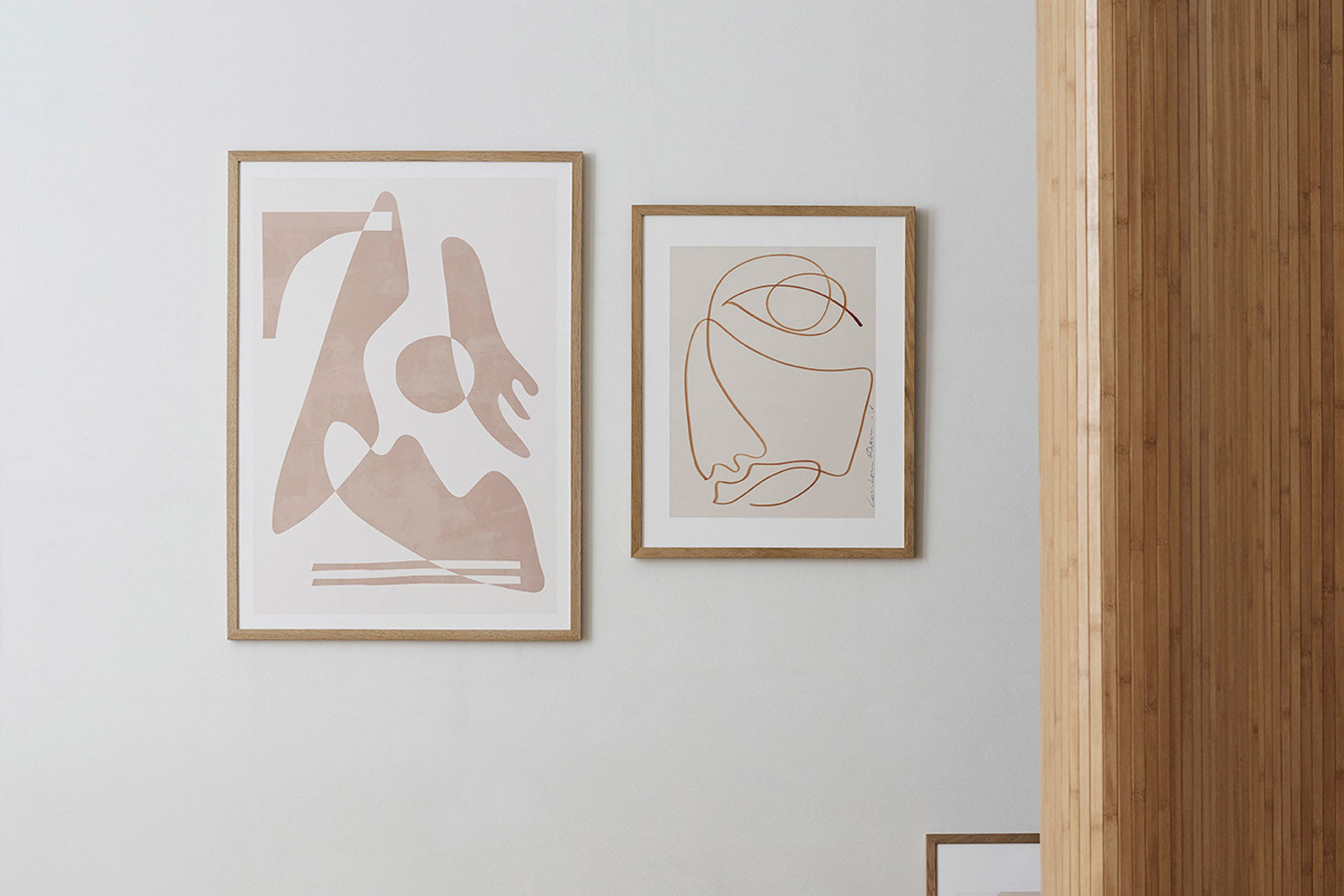 オーク無垢材 ポスターフレーム/額縁 50×70cm – CHLOROS