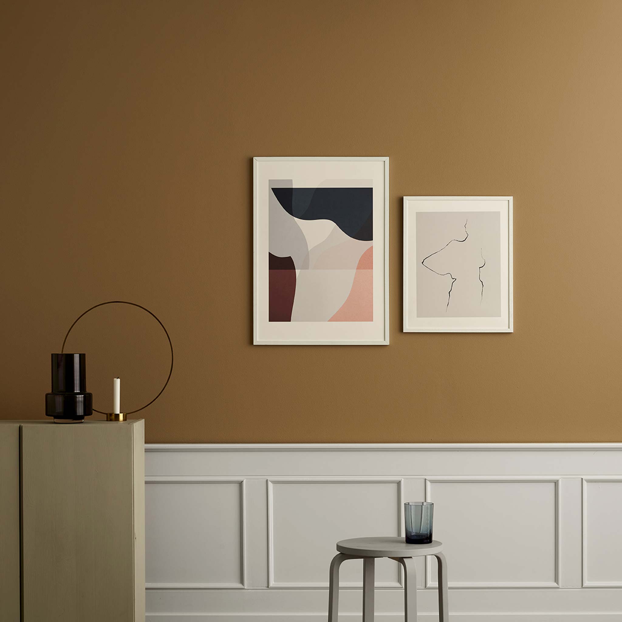The Poster Club アートポスター 50×70cm Soft Lines 02 – CHLOROS