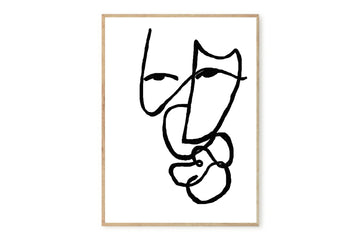 【在庫限り】ポスター/アートプリント　50×70cm　Dagny