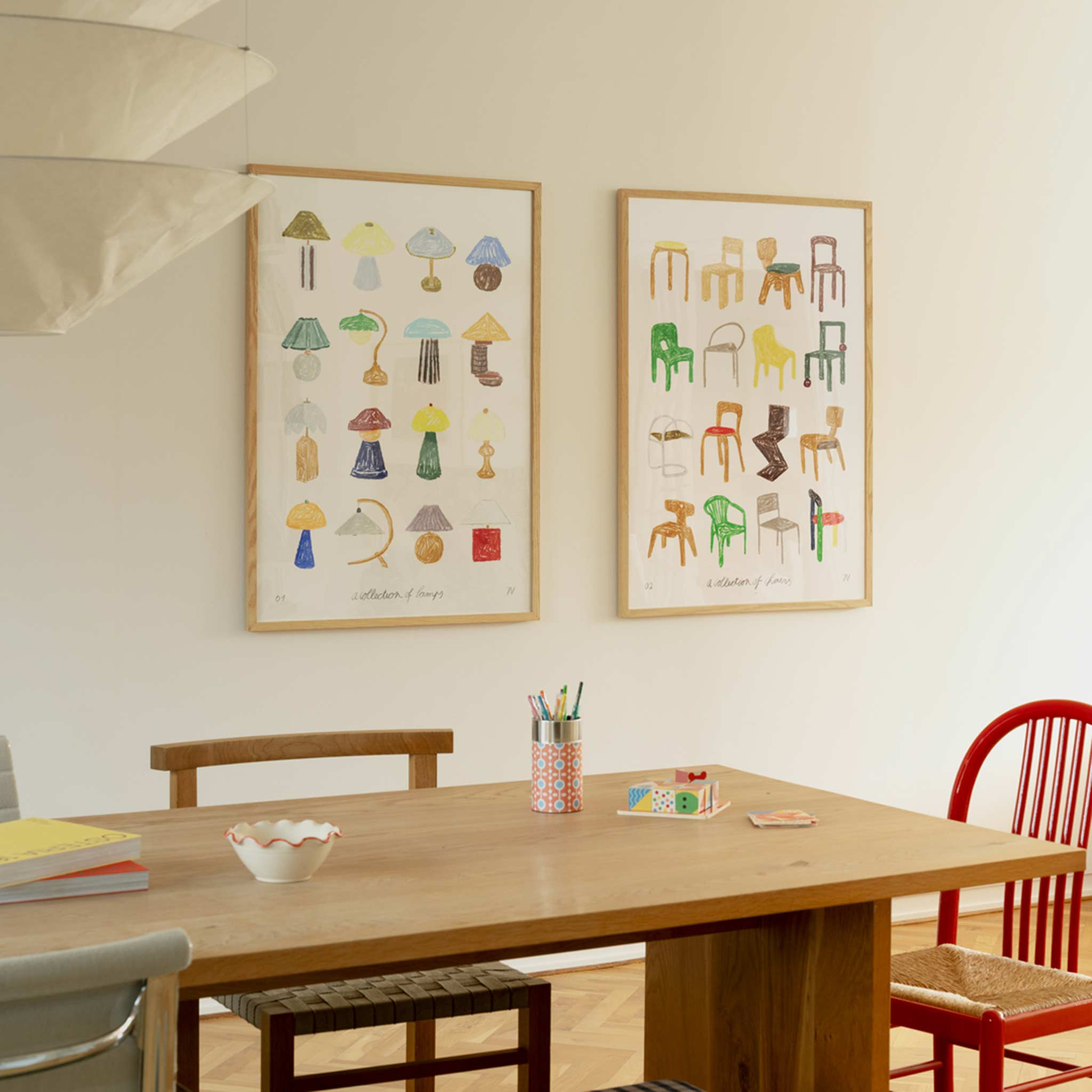 The Poster Club アートポスター 50×70cm A Collection of Lamps – CHLOROS