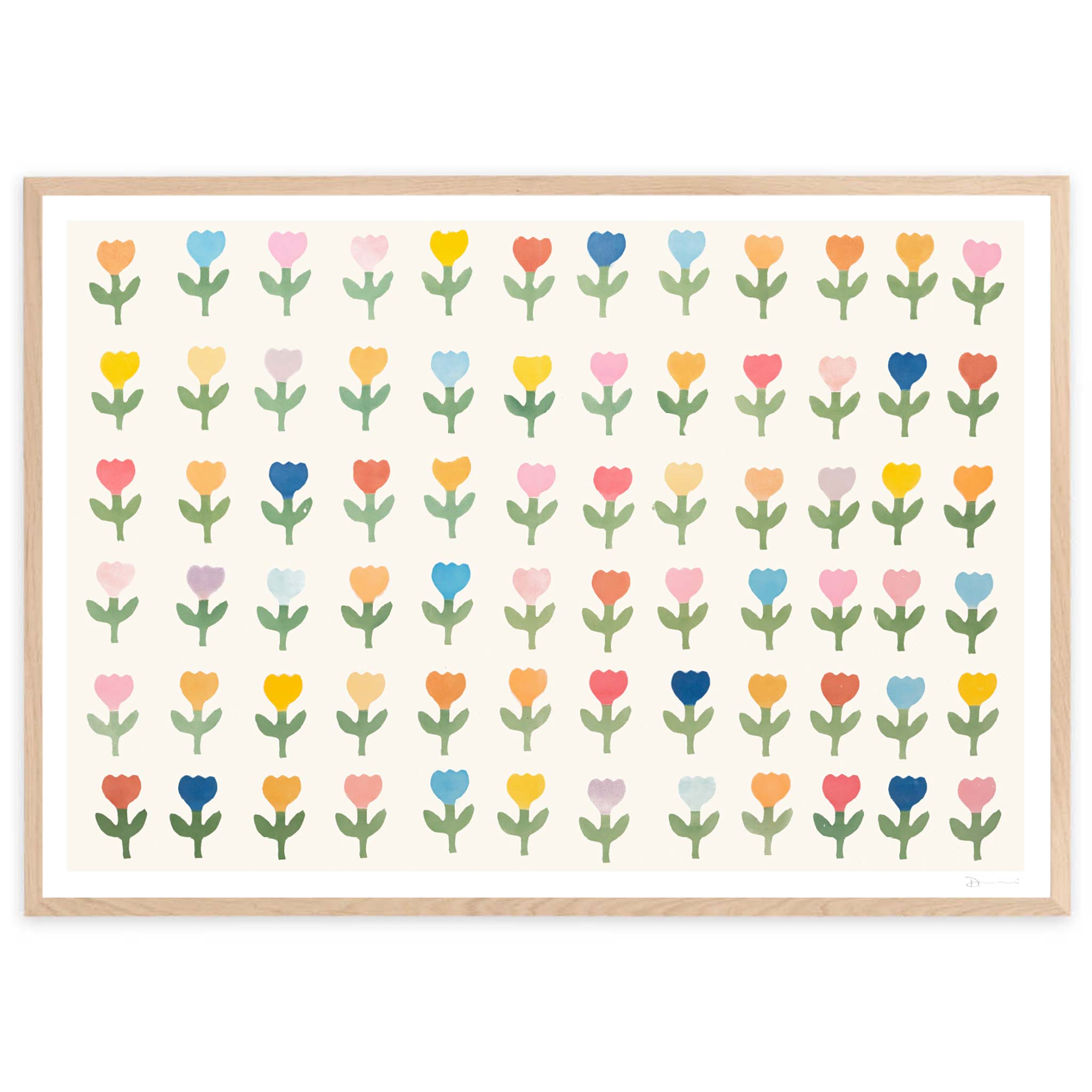 The Poster Club アートポスター 70×100cm 72 Flowers – CHLOROS