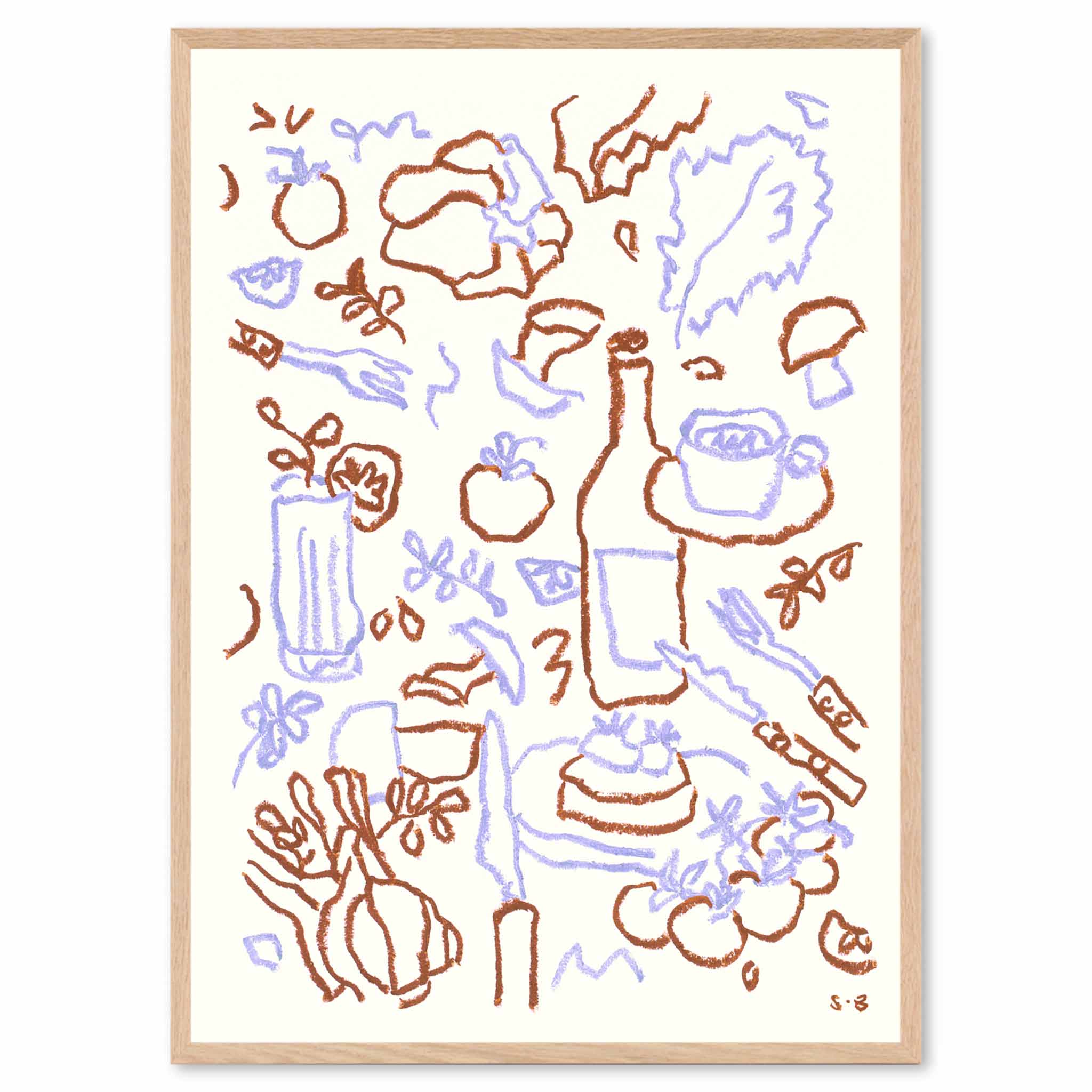 The Poster Club アートポスター 50×70cm Cooking Session – CHLOROS