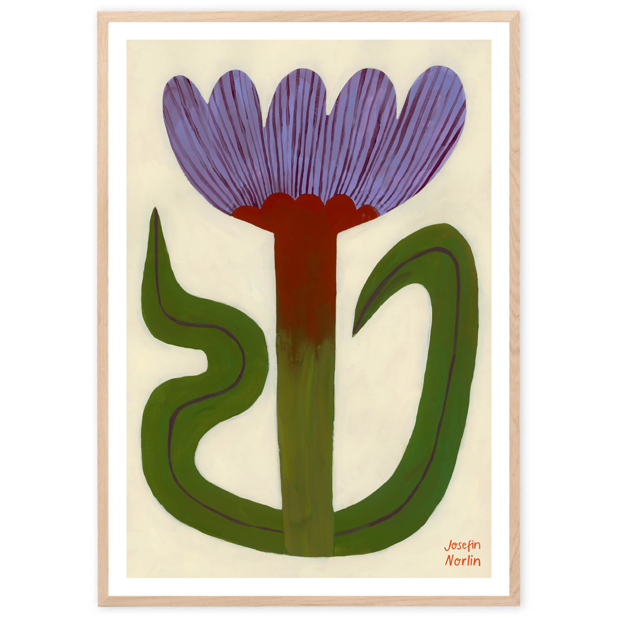 The Poster Club アートポスター 70×100cm Jazzy Flower – CHLOROS