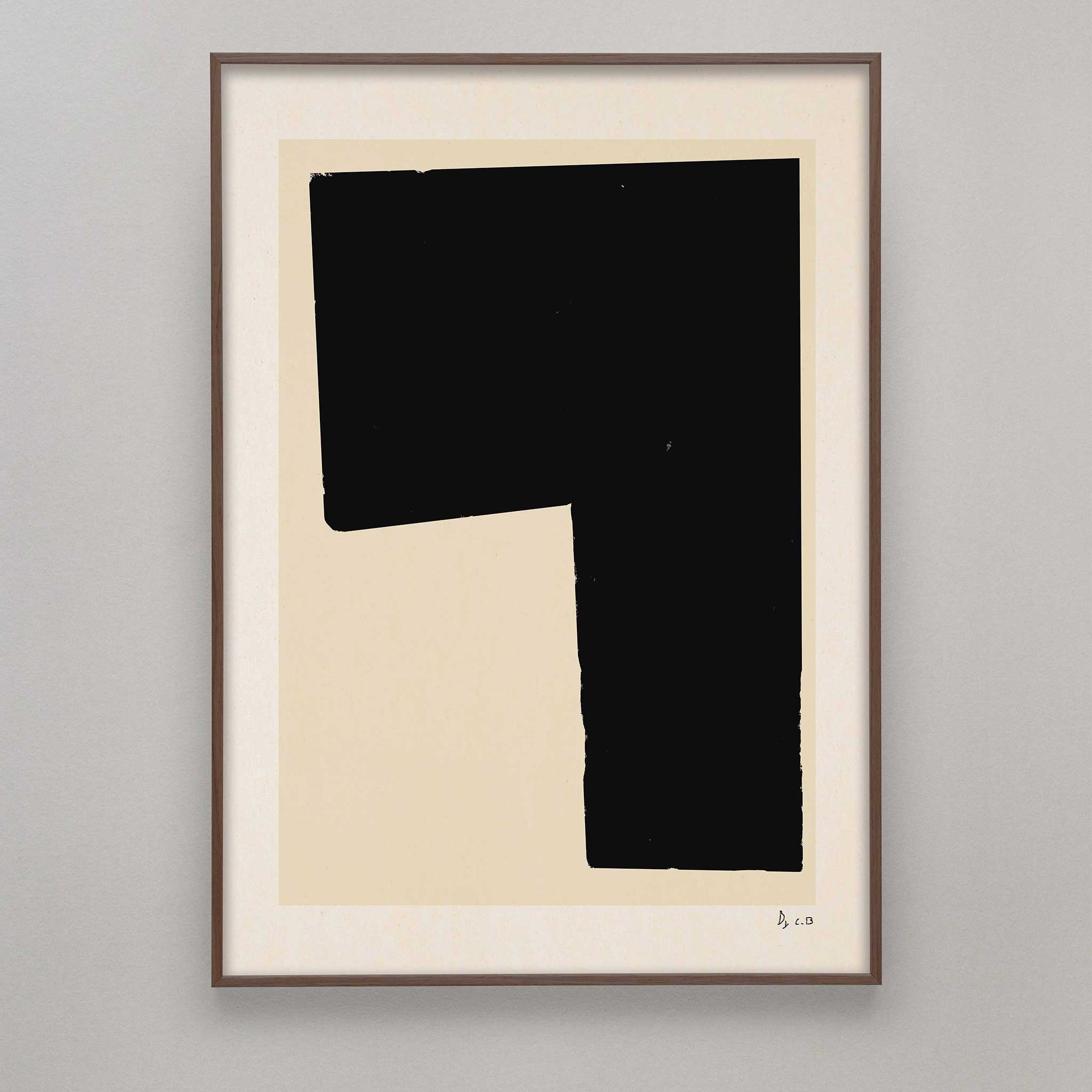 ALIUM アートポスター 50×70cm Black Object 02 – CHLOROS
