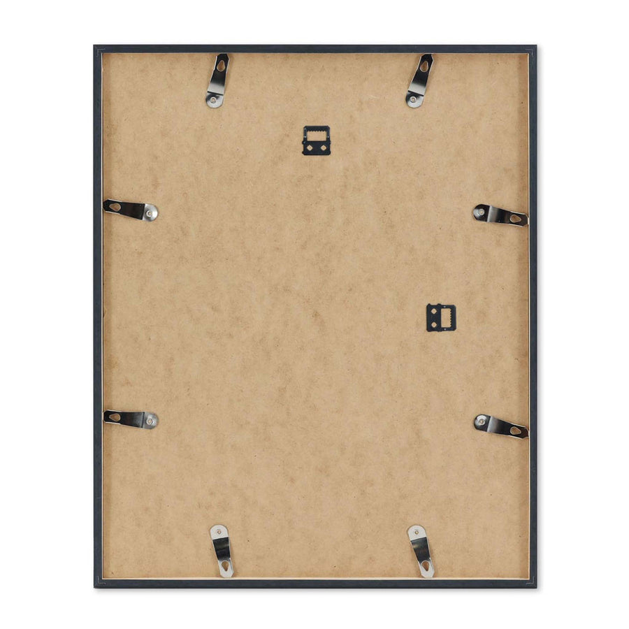 木製ポスターフレーム 40×50cm ブラック 枠の幅が細いタイプ – CHLOROS