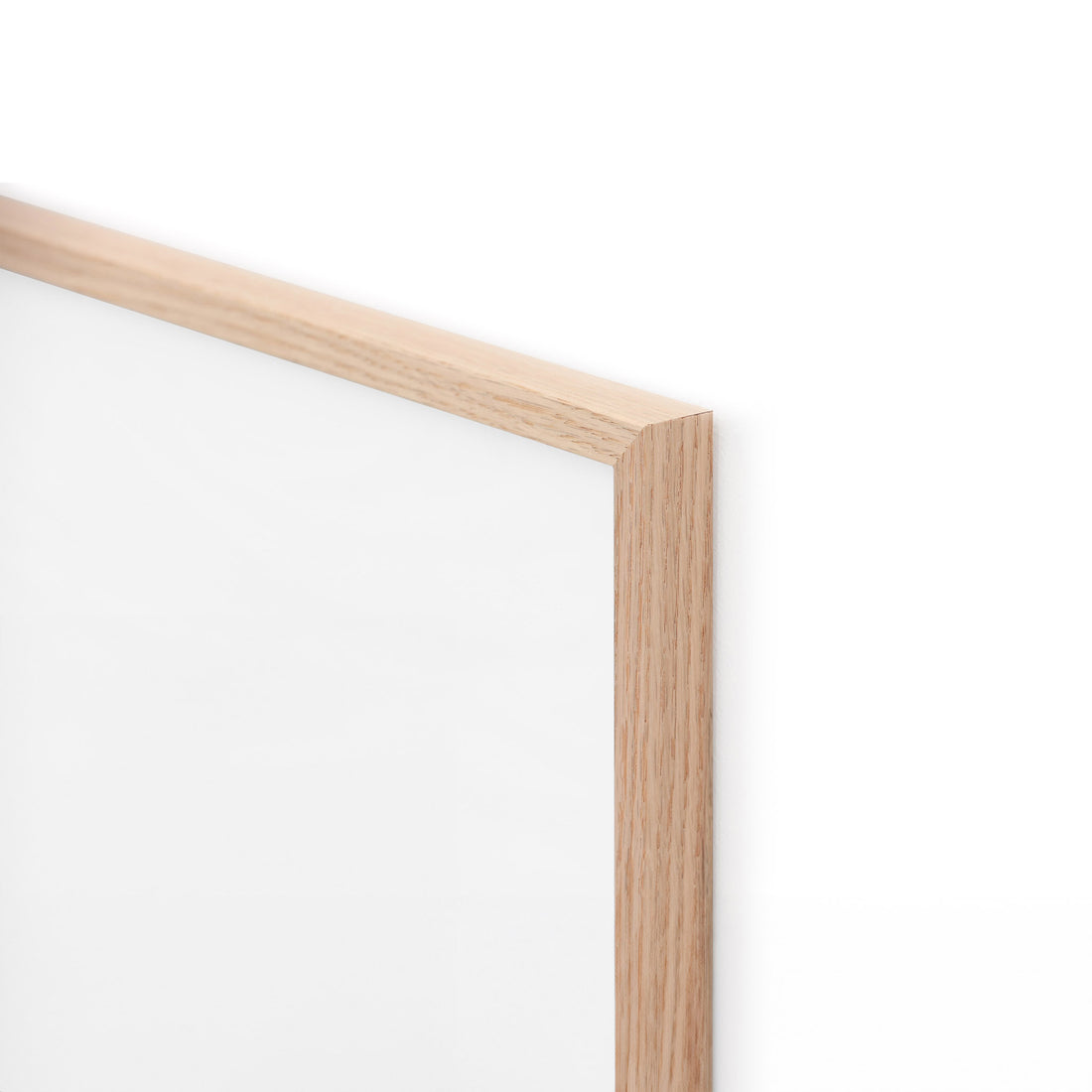 木製ポスターフレーム 50×70cm オーク材 無垢材 枠の幅が細いタイプ