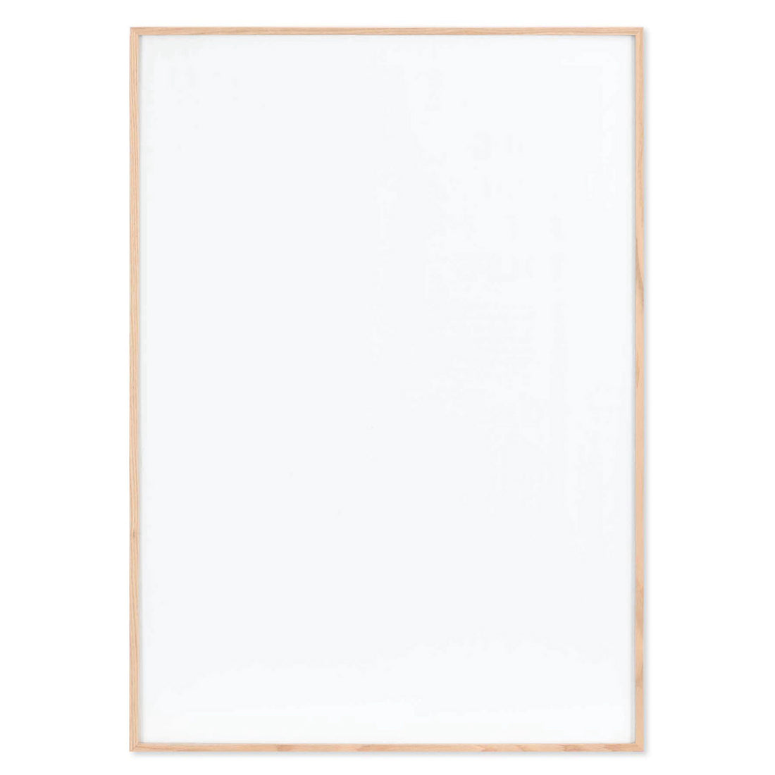 木製ポスターフレーム 70×100cm オーク材 無垢材 枠の幅が細いタイプ