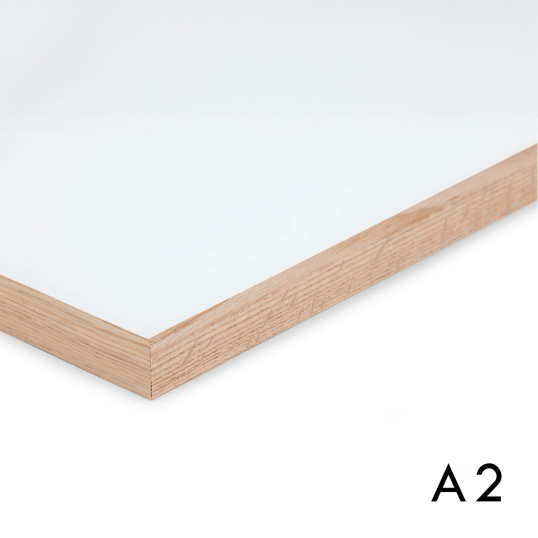 ハンドメイド無垢フレームポスター付き 木製ポスターフレーム A2 オーク材 無垢材 枠の幅が細いタイプ – CHLOROS