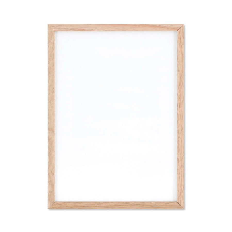 木製ポスターフレーム A4 オーク材 無垢材 枠の幅が細いタイプ – CHLOROS
