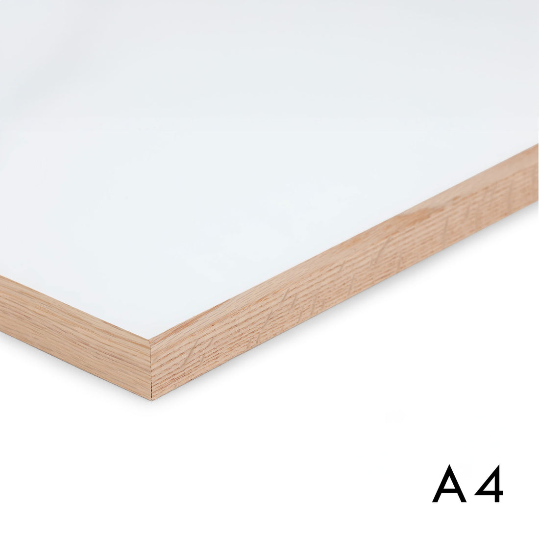 木製ポスターフレーム A4 オーク材 無垢材 枠の幅が細いタイプ – CHLOROS