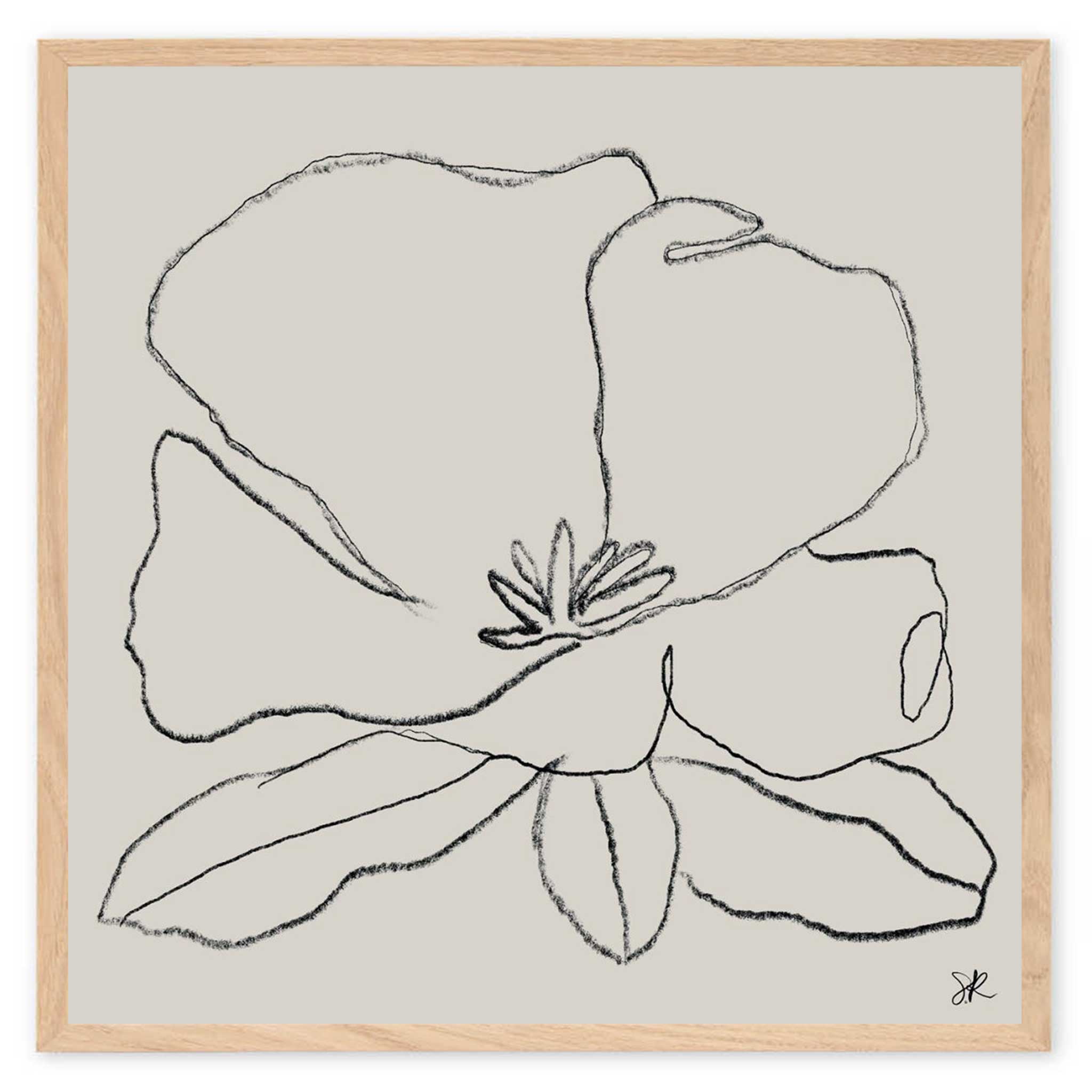 Poster & Frame アートポスター 50×50cm Solveig – CHLOROS