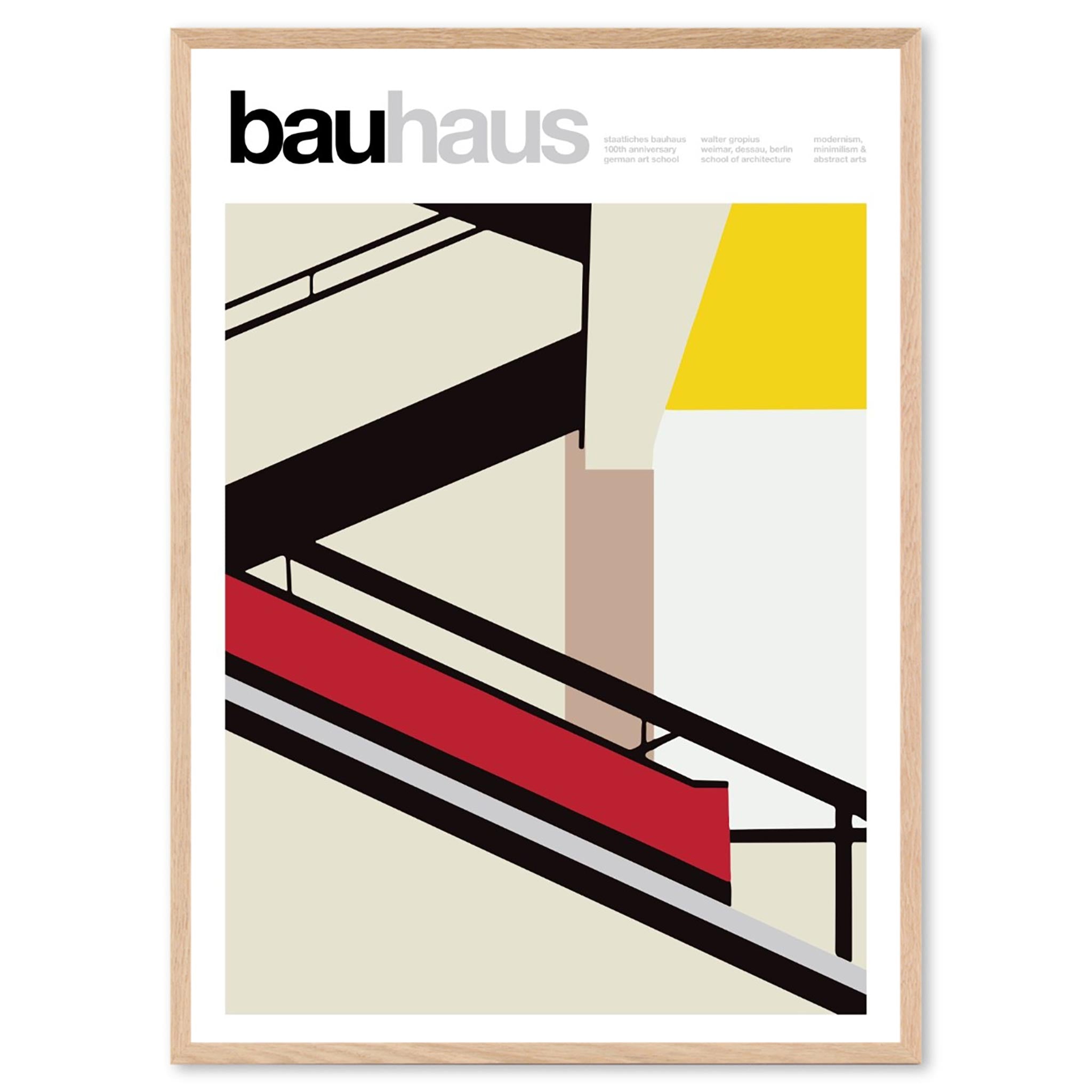 PSTR studio アートポスター 50×70cm The Bauhaus Stairs – CHLOROS