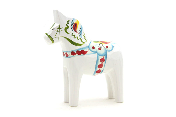 ダーラナホース、white、10cm