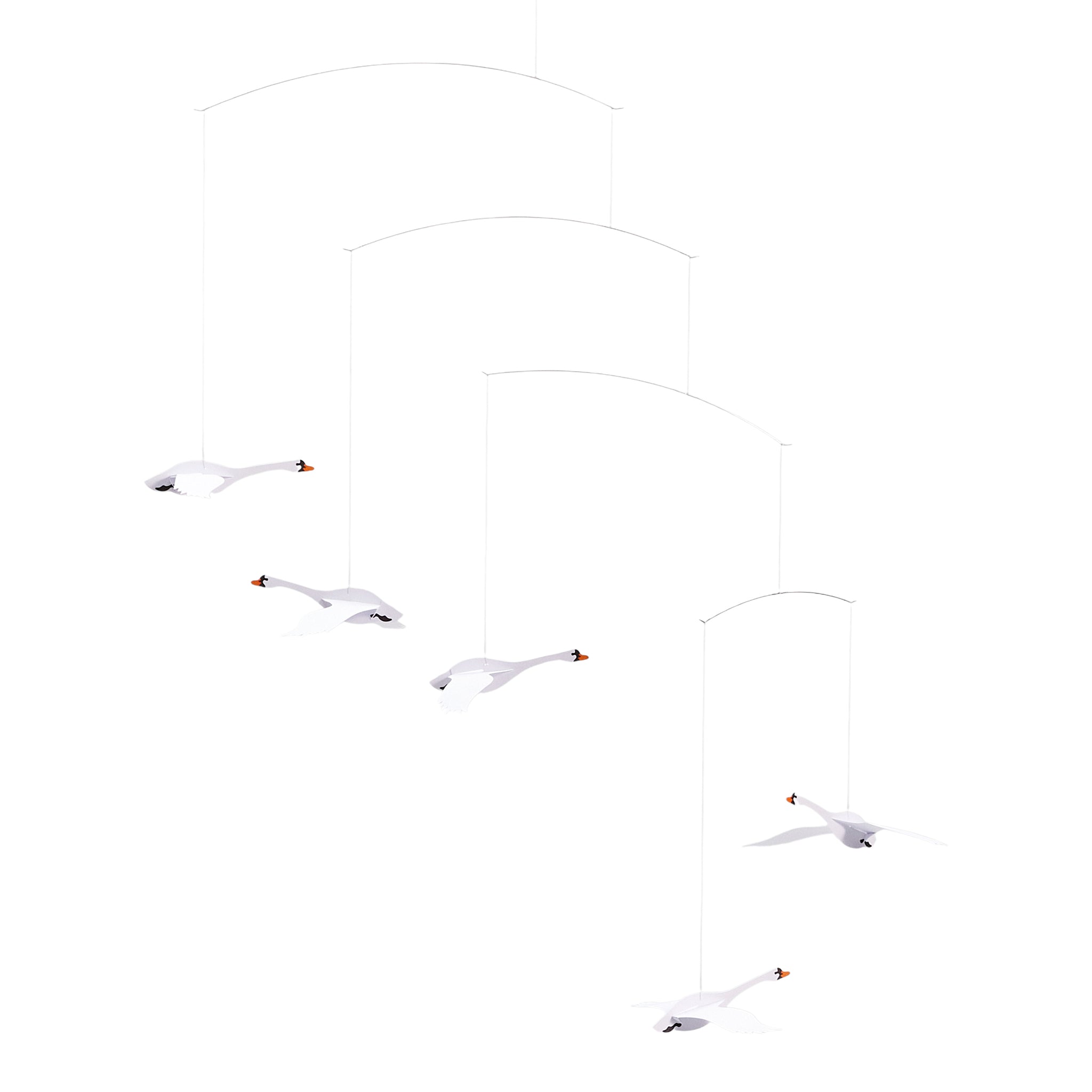 【現品限り】電動モビール 白鳥 FLENSTED MOBILES/デンマークのモビール（白鳥） - 北欧、暮らしの道具店