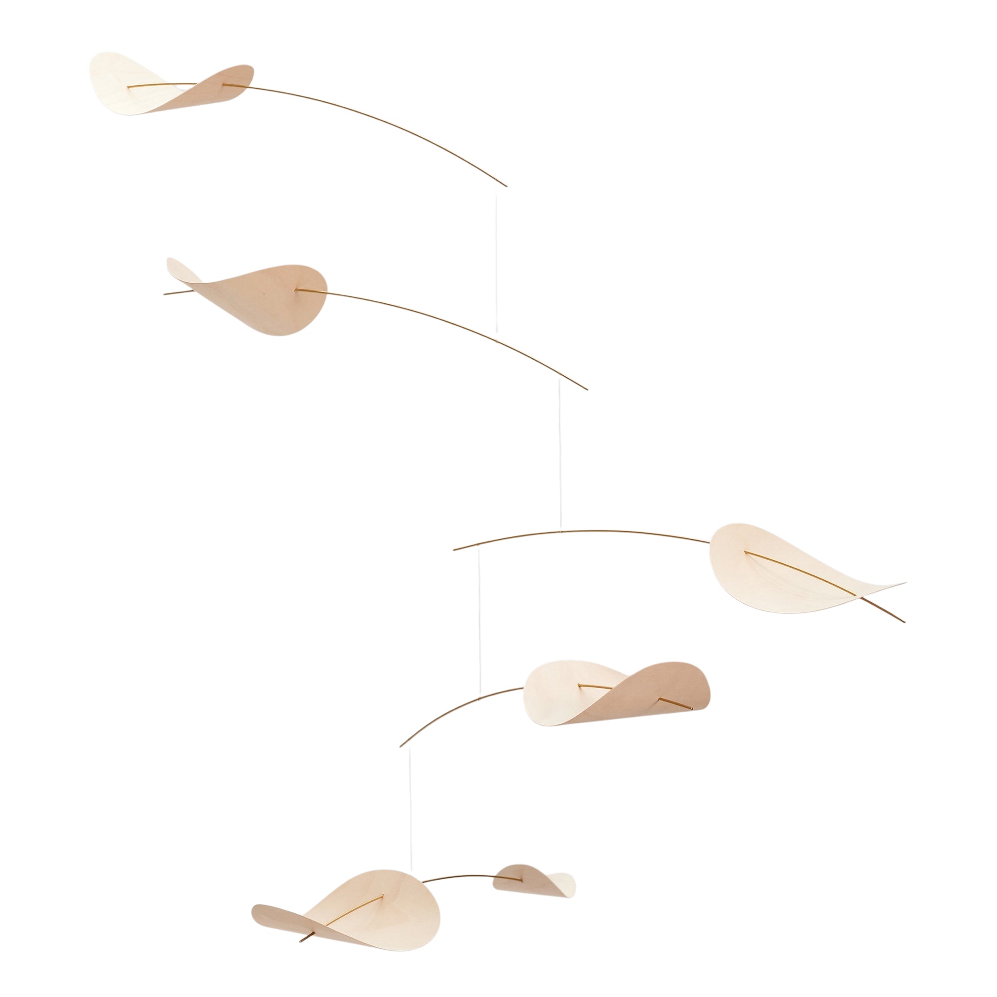 FLENSTED mobiles　新品　Drifting Clouds モビール 北欧 デンマーク製 Drifting Clouds 木製 ナチュラル – CHLOROS