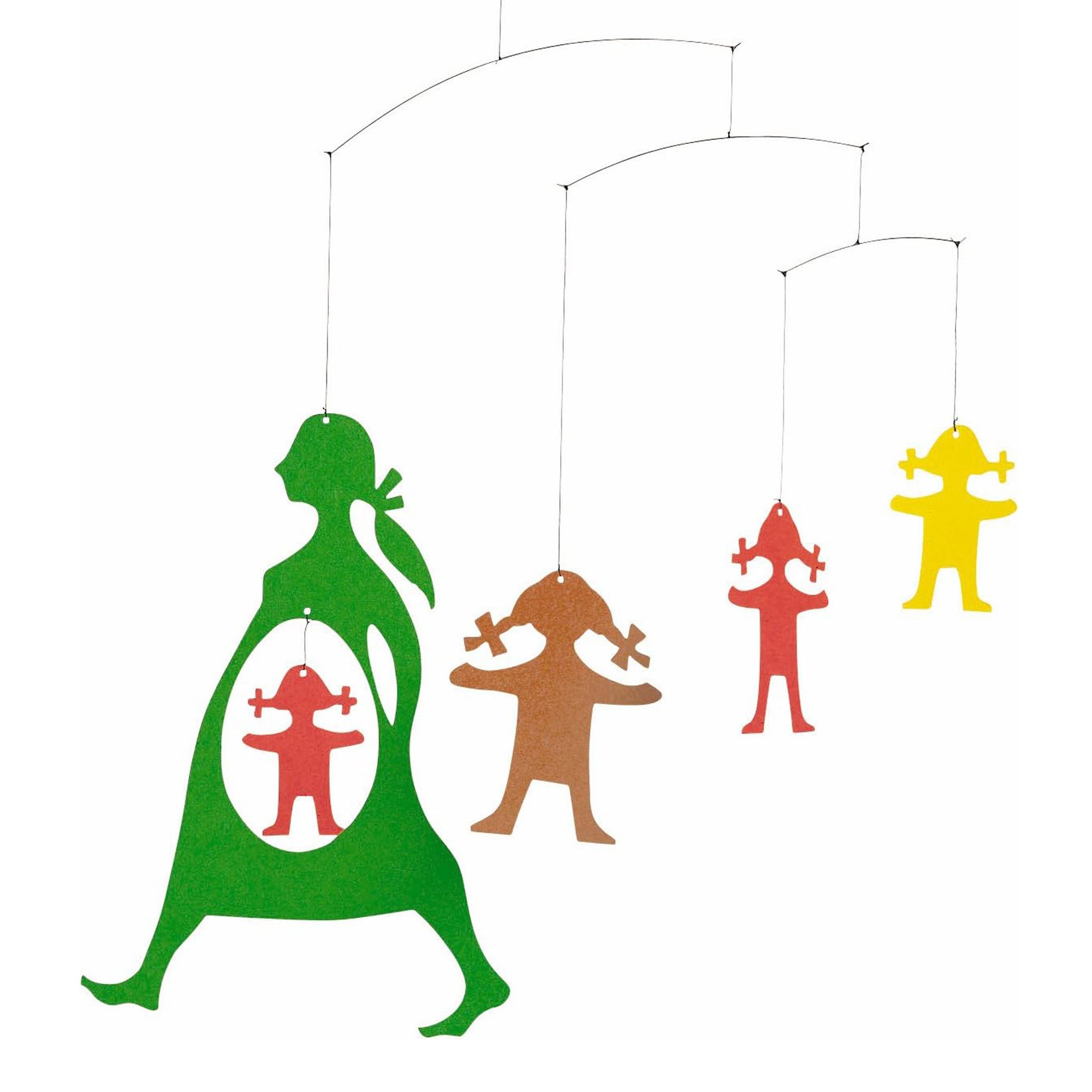 Flensted Mobiles（フレンステッド・モビール）は、1953年創業のデンマーク発・モビール専門ブランド。北欧デザインの文脈に立脚し、造形・質量配分・回転慣性を最適化して、わずかな気流でも自律的に表情を変える構成美を追求します。各パーツは重心とトルクの釣り合いを精密に設計し、静止と運動のあいだを往還する“動く彫刻”として空間に時間軸を付与。代表作「Lucky Storks」から幾何学、鳥類、気球まで多彩で、紙・ステンレス・木材の軽量構造は施工負荷が小さく、住宅・商業・ホスピタリティ・キッズ空間に適合します。現在もデンマーク国内で手作業組立・品質管理を徹底し、視覚ノイズを抑えた運動リズムが集中・鎮静・遊び心をもたらします。北欧インテリアの天井飾りや吊り下げモビールとして、リビング・子供部屋・出産祝いギフトに最適なデンマーク製の正規品です。