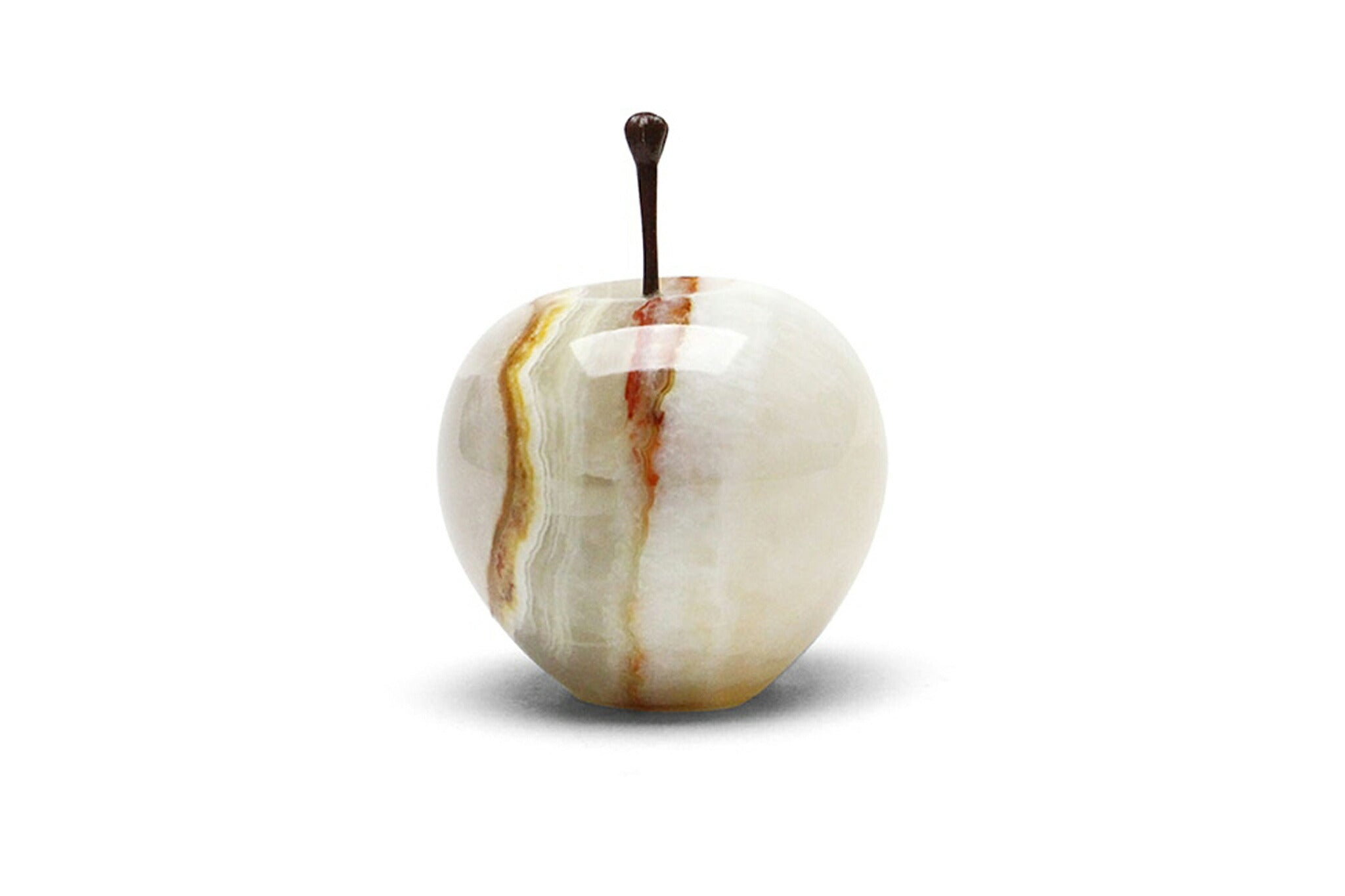 Marble Apple 大理石のリンゴオブジェ/置物 Small サイズ ストライプ