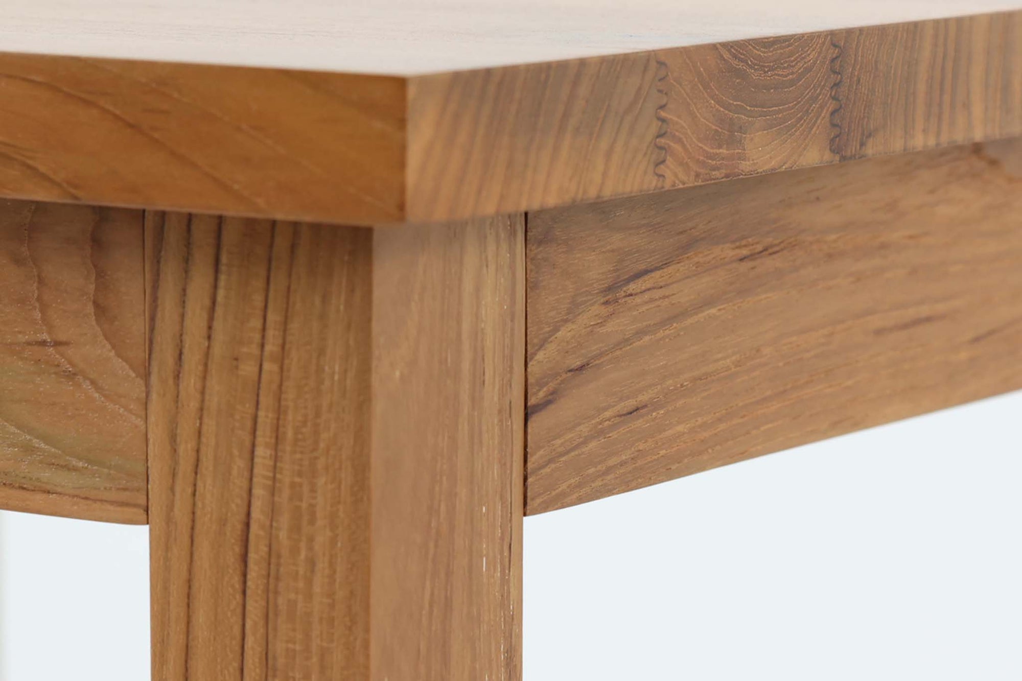 チーク材天然木ダイニングテーブル　幅80cm　正方形☆北欧インテリア CHLOROS