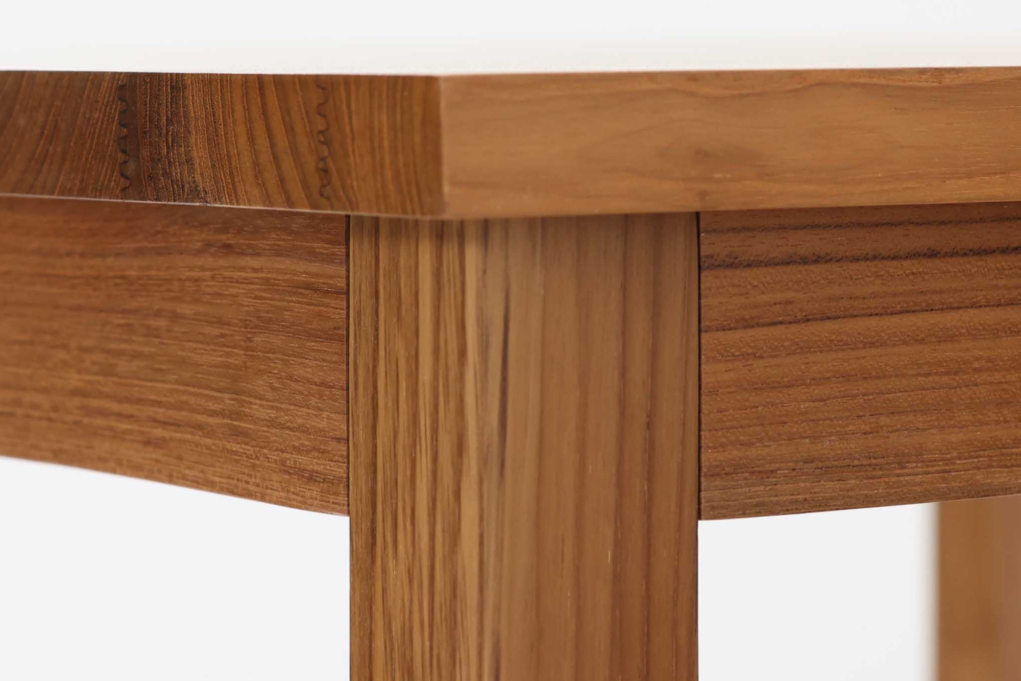 チーク材天然木ダイニングテーブル　幅80cm　正方形☆北欧インテリア CHLOROS