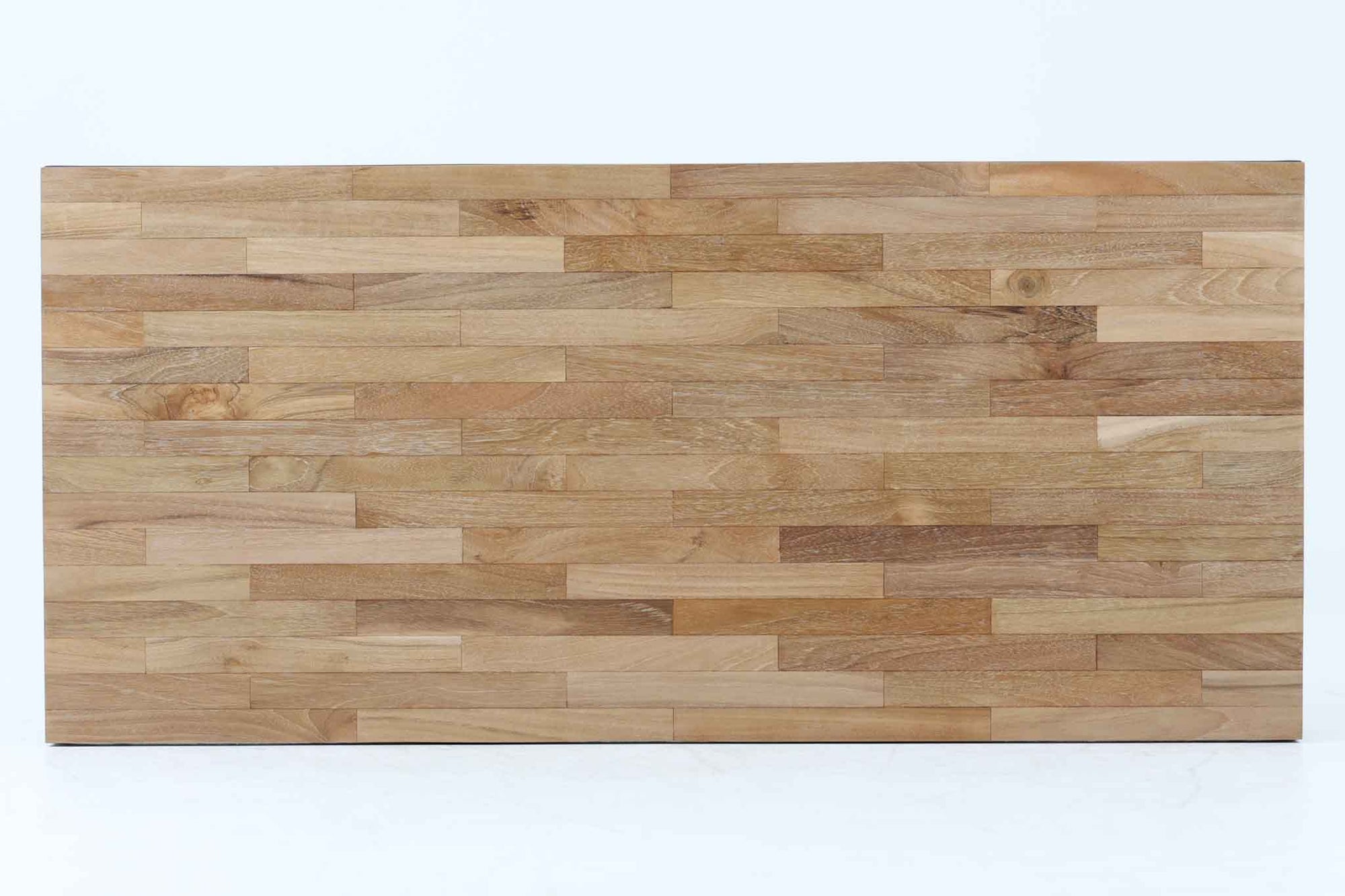 【訳ありアウトレット品】チーク材の辺材を使ったスクエアなアイアンローテーブル☆北欧インテリア CHLOROS