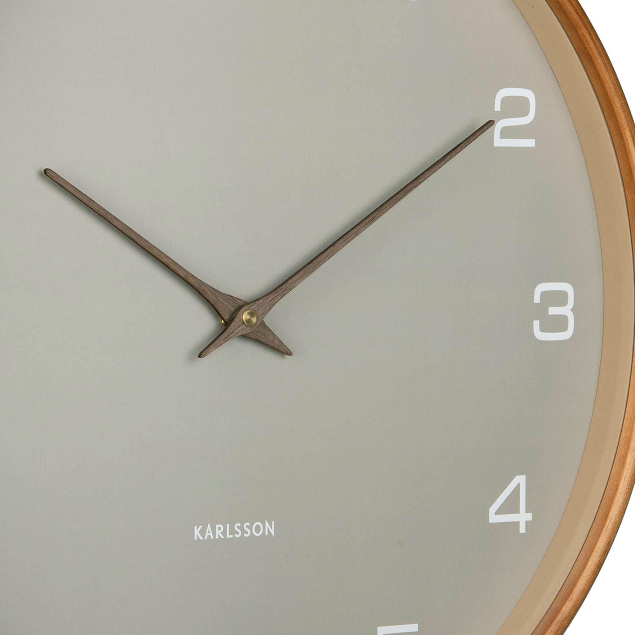 Karlsson カールソン 掛け時計 Acento 直径40cm ライトグレー – CHLOROS