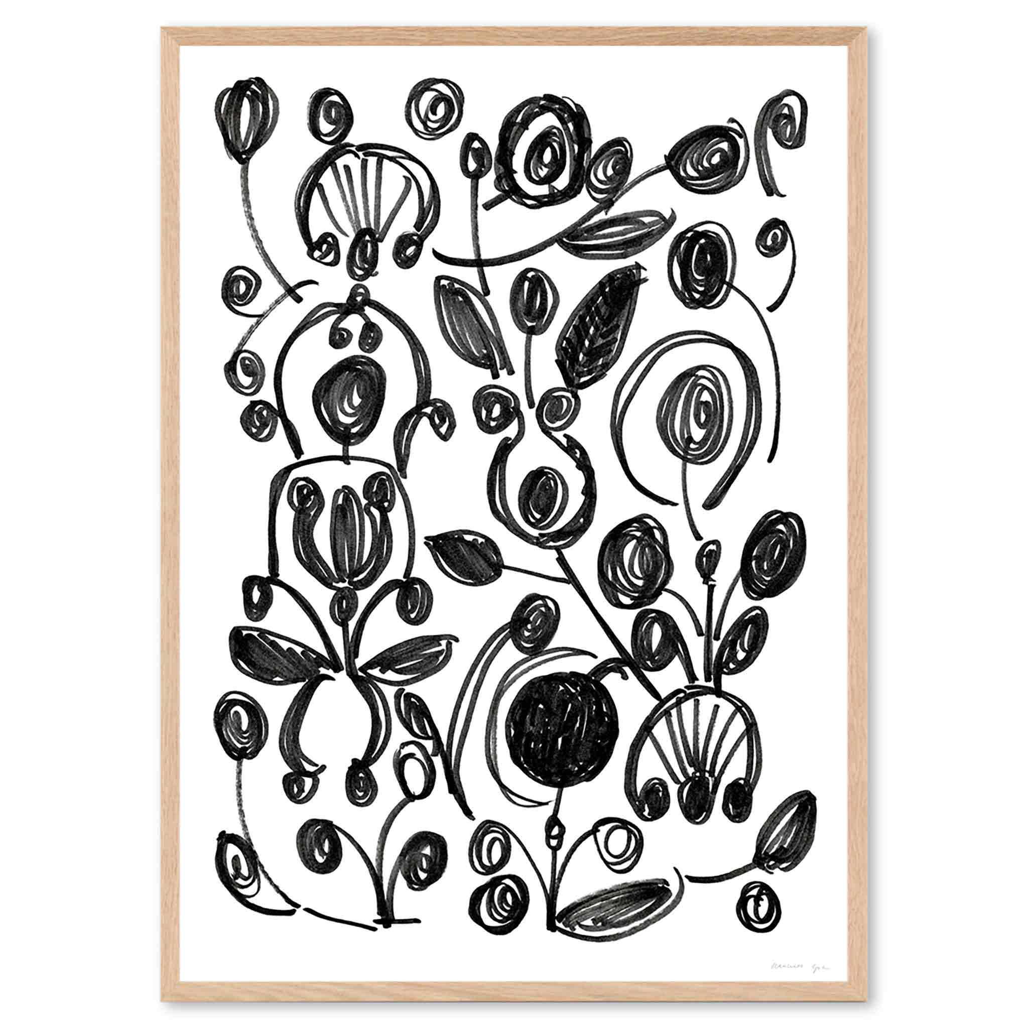 Atelier Cph アートポスター 50×70cm Lace No 165 – CHLOROS