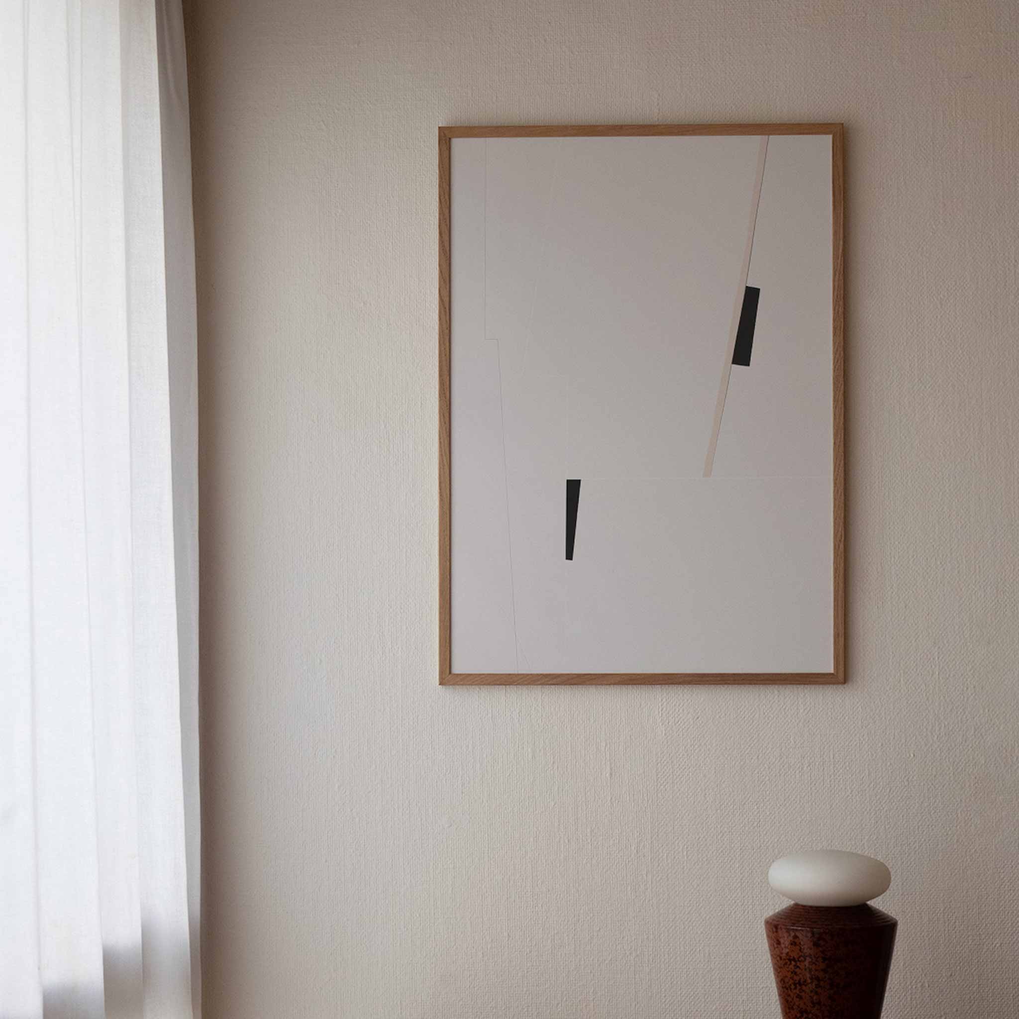 Atelier Cph アートポスター A3 額縁込み Atelier Cph アートポスター A3 Deconstructed No 34 – CHLOROS